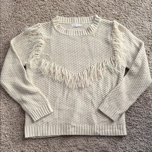 Elegant Fringe Accent Sweater
